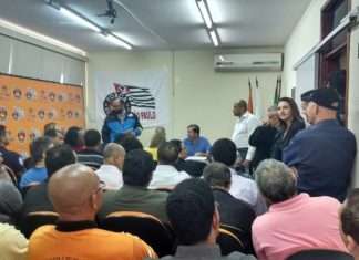 Diretor do sindppesp participa de reunião da Força Sindical em Campinas