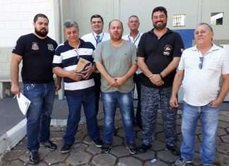 Presidente, diretores e advogado do sindppesp-SP visitam ASPs da Penitenciária de Martinópolis