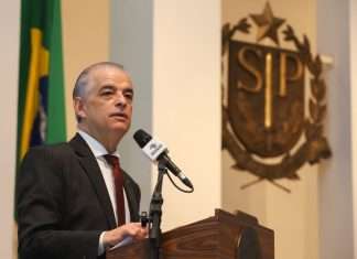 Governador Márcio França recebe diretores do sindppesp no Palácio dos Bandeirantes