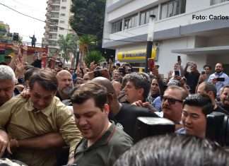 sindppesp participa de visita do presidenciável Bolsonaro em Prudente e pede apoio para aprovação da Polícia Penal