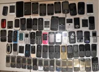 ASPs do CPP de Mongaguá apreenderam ontem 72 celulares e 280 gramas de maconha