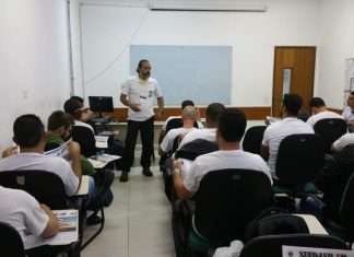 Diretor do sindppesp marca presença em mais um curso de formação da EAP para novos agentes penitenciários