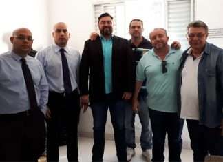 Governador Márcio França recebe diretores do sindppesp em São Paulo