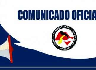Comunicado oficial da Presidência do sindppesp