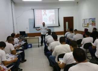 Diretor do sindppesp faz palestra em curso de formação da EAP para novos agentes penitenciários