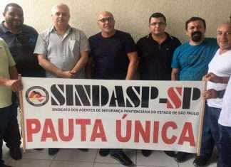 Diretores do sindppesp se reúnem na sede da Capital com coronel Castro, do PSL