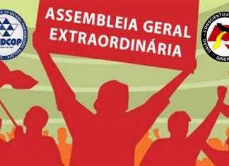 sindppesp e Sindcop realizam hoje em Prudente assembleia de pauta única e luta contra privatização