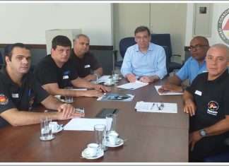 Secretário recebe diretores do sindppesp e Sindcop para tratar da pauta unificada 2019