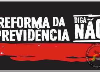 Servidores fazem manifestação contra reforma da Previdência proposta por Doria