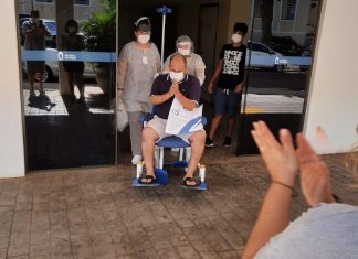 Diretor do sindppesp, Mauro Lúcio, recebe alta do hospital após ser curado da Covid-19