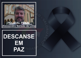 NOTA DE FALECIMENTO: MORRE POLICIAL PENAL DO CENTRO DE DETENÇÃO PROVISÓRIA DE LIMEIRA