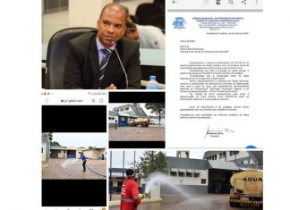 Unidades Prisionais passam por desinfecção solicitada por vereador e filiado ao sindppesp, Anderson Silva