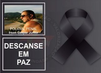 NOTA DE FALECIMENTO: MORRE POLICIAL PENAL DO CENTRO DE DETENÇÃO PROVISÓRIA DE CARAGUATATUBA