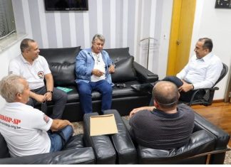 Diretoria do sindppesp é recebida na Assembleia Legislativa pelo Deputado Estadual Altair Moraes