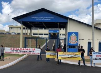 Em ato, Fórum Penitenciário exige fim do déficit e cobra diálogo da SAP durante inauguração do CDP de Álvaro de Carvalho
