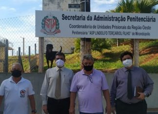 PENITENCIÁRIAS DE FLÓRIDA PAULISTA, MIRANDÓPOLIS I E II RECEBEM VISITAS DE DIRETORES DO sindppesp