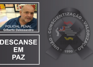NOTA DE FALECIMENTO: MORRE POLICIAL PENAL DO CDP DE AMERICANA