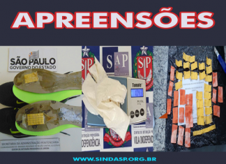 Policiais Penais apreendem drogas em unidades prisionais