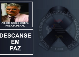 Nota de Falecimento: Morre Policial Penal da Penitenciária de Martinópolis