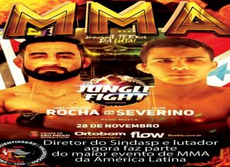 Diretor do sindppesp e lutador agora faz parte do maior evento de MMA da América Latina