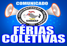 COMUNICADO FÉRIAS COLETIVAS