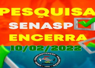 Pesquisa da SENASP se encerra no dia 10 de fevereiro 2022
