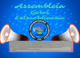 sindppesp CONVOCA ASSEMBLEIA GERAL EXTRAORDINÁRIA