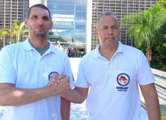 Fórum Penitenciário Permanente faz acampamento em frente a Alesp para pedir melhorias aos policias penais do Estado de São Paulo