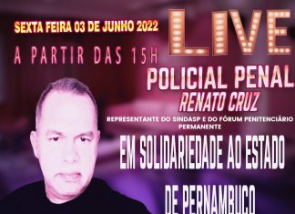 Representante do sindppesp fará uma live na sexta-feira em solidariedade ao estado de Pernambuco