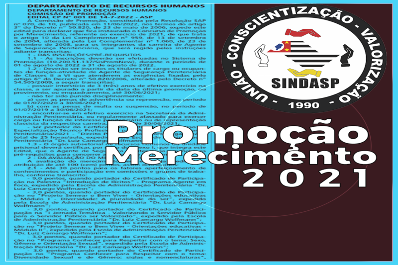 promoção merecimento 2021 2