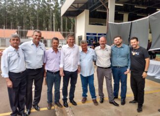 PRESIDENTE DO sindppesp-SP E DIRETORES PARTICIPARAM, JUNTAMENTE COM O GOVERNADOR, DA INAUGURAÇÃO DE GÁLIA I E II