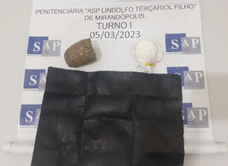 Apreensões em unidades prisionais da região Oeste