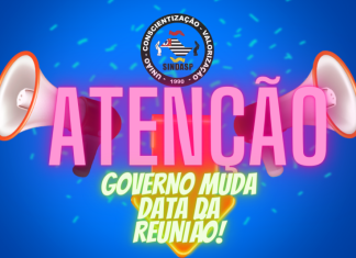 GOVERNO ALTERA DATA E HORÁRIO DE REUNIÃO COM REPRESENTANTES DA CATEGORIA