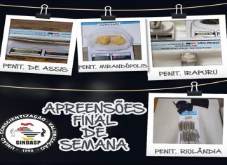 APREENSÕES FINAL DE SEMANA