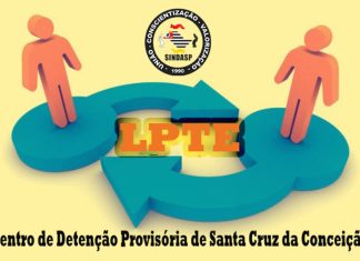 PUBLICADA LPTE PARA CENTRO DE DETENÇÃO PROVISÓRIA DE SANTA CRUZ DA CONCEIÇÃO