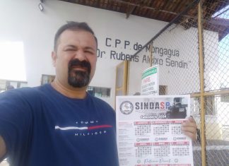 DIRETOR DO sindppesp VISITA CPP DE MONGAGUÁ