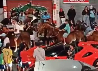 Baile funk do PCC tem carro de luxo avaliado em R$ 4 milhões e até cavalos