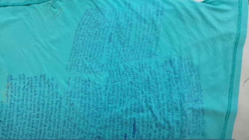 Salve camiseta - Cortada