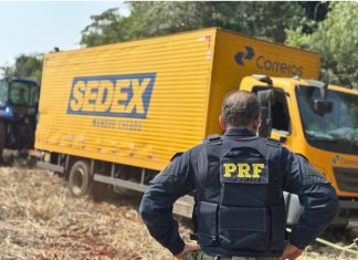 Caminhão dos Correios é apreendido com quase duas toneladas de maconha em Cascavel, diz PRF