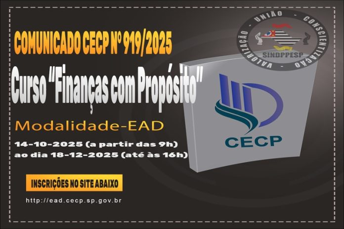 COMUNICADO CECP N° 919/2025 - SINDPPESP