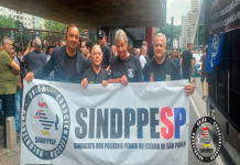 Policiais penais e forças da segurança pública realizam grande ato em defesa da valorização em São Paulo